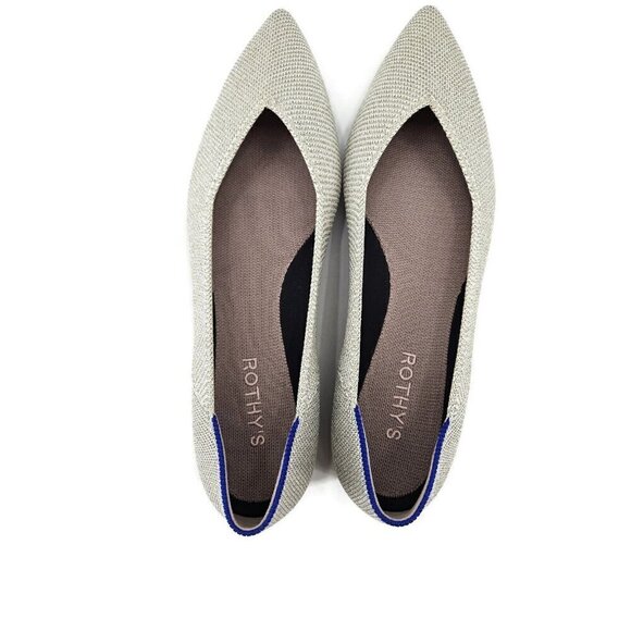 New Rothy's The Point II Diamond Twill Womens 9 Rothys Flats - Picture 8 of 9